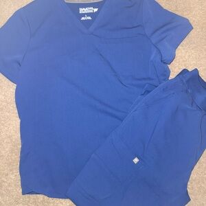 Fabletics Women's Blue Scrub set